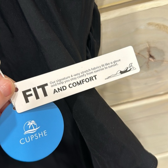 NWT! Tummy Control Black Bathing Suit women’s size Medium - Picture 7 of 7